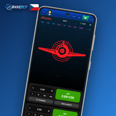 Dvojitá sázka v Aviator game Bassbet Casino Casino — dvě nezávislá sázková pole najednou