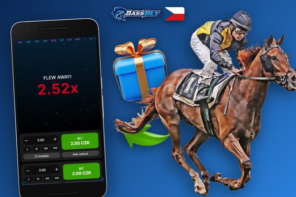 Hráč přechází z demo na reálnou hru Aviator v Bassbet Casino Casino app na mobilním telefonu