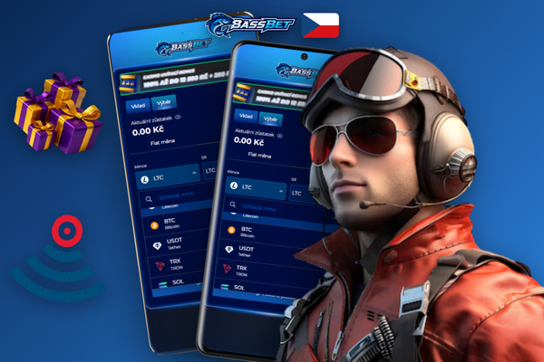 Potvrzení výběru přes e-peněženku na telefonu v Bassbet Casino Casino