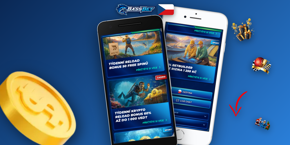 Registrační formulář Bassbet Casino Casino s vyplněným polem pro promo kód BASSCZ7